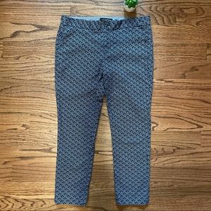Banana Republic Blue Hampton Fit Straight Leg Pant